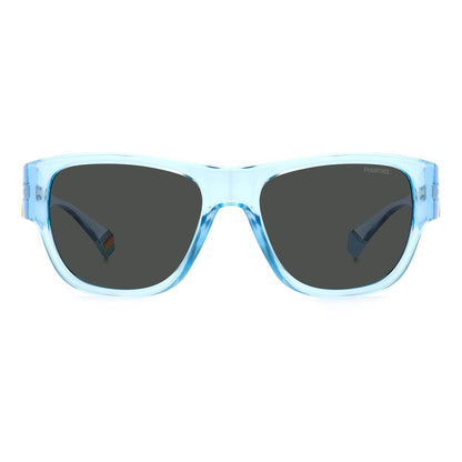 Blue Polycarbonate Sunglasses