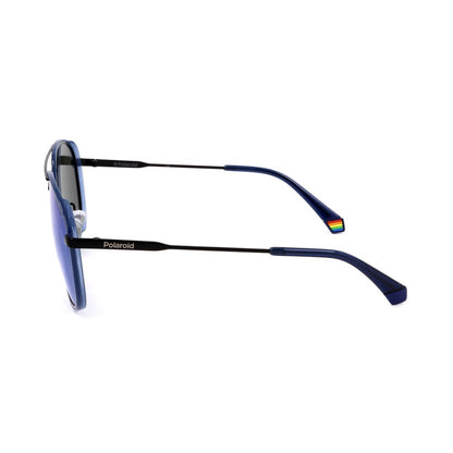 Blue Metal Sunglasses