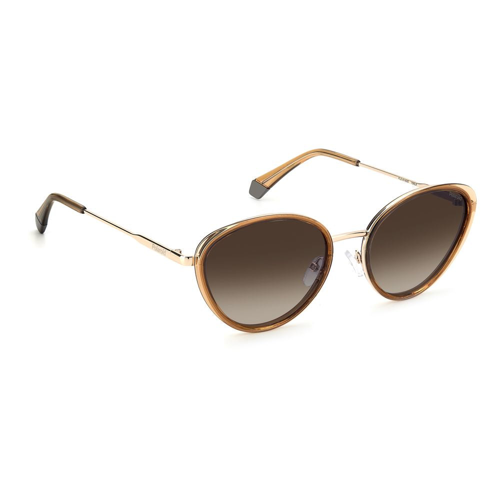 Beige Plastic Sunglasses