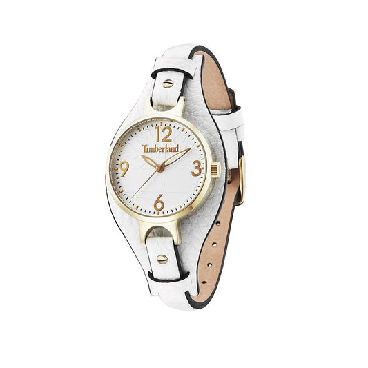 White Leather Watch