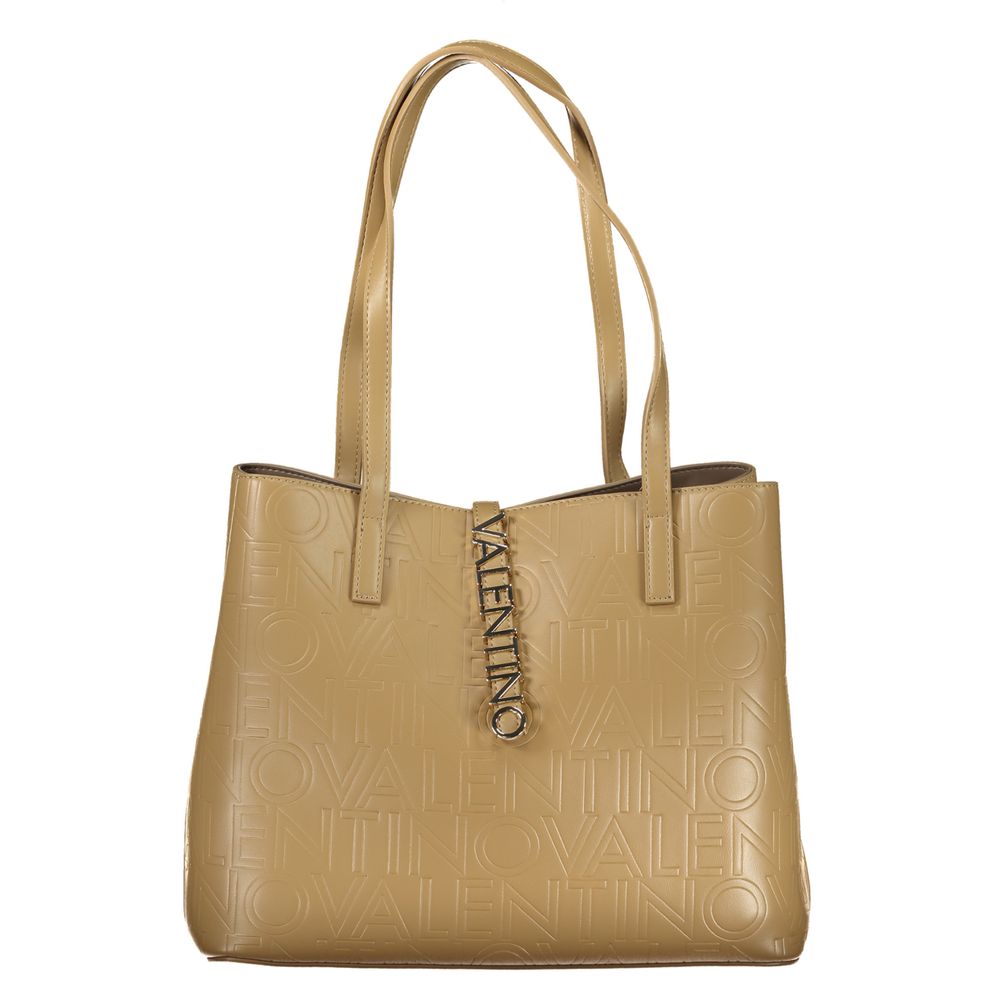 Beige Polyethylene Handbag