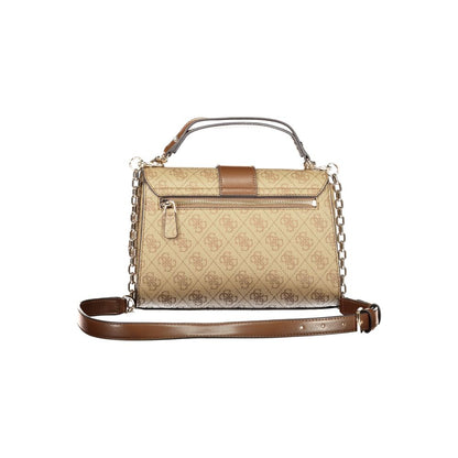 Beige Polyethylene Handbag