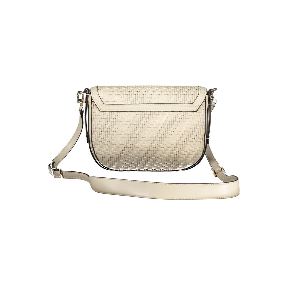 Beige Polyethylene Handbag