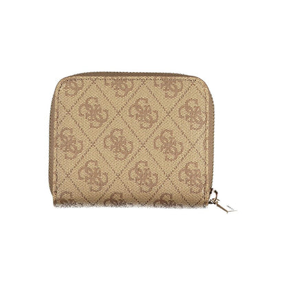 Beige Polyethylene Wallet