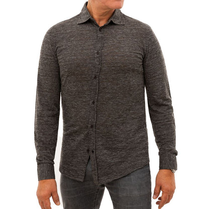 Gray Wool Shirt