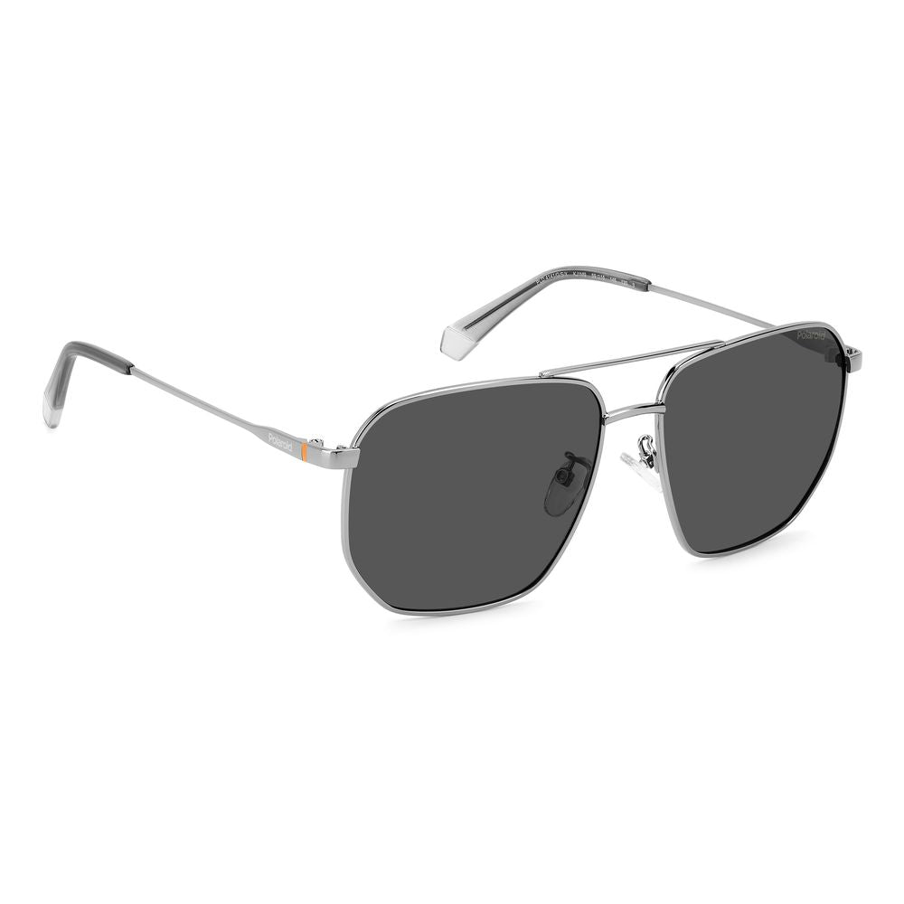 Gray Metal Sunglasses