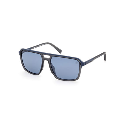 Blue Injected Sunglasses