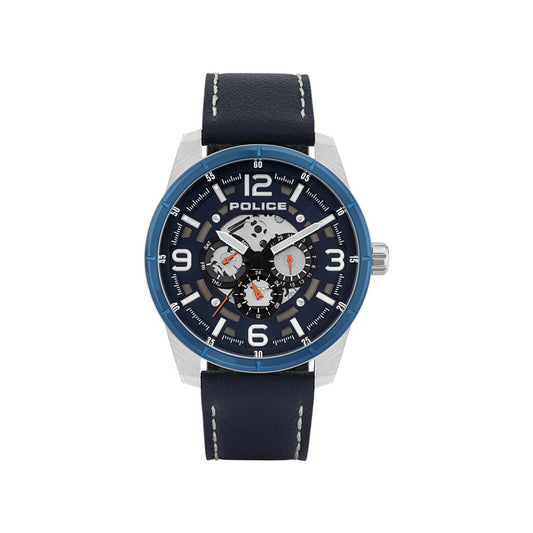 Blue Leather Watch