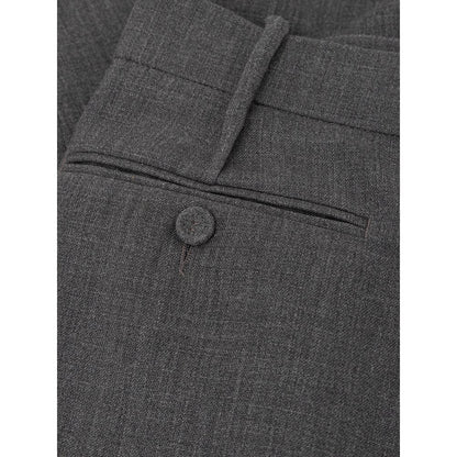 Gray Wool Vergine Jeans & Pant