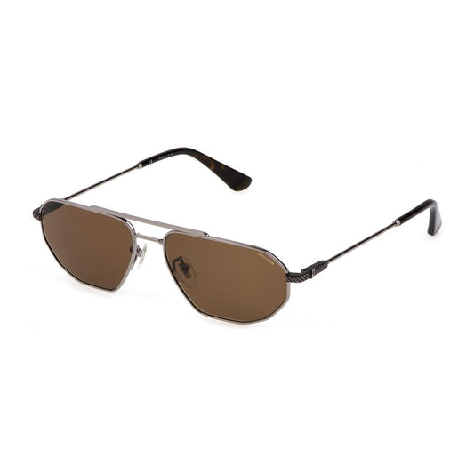 Gray Metal Sunglasses