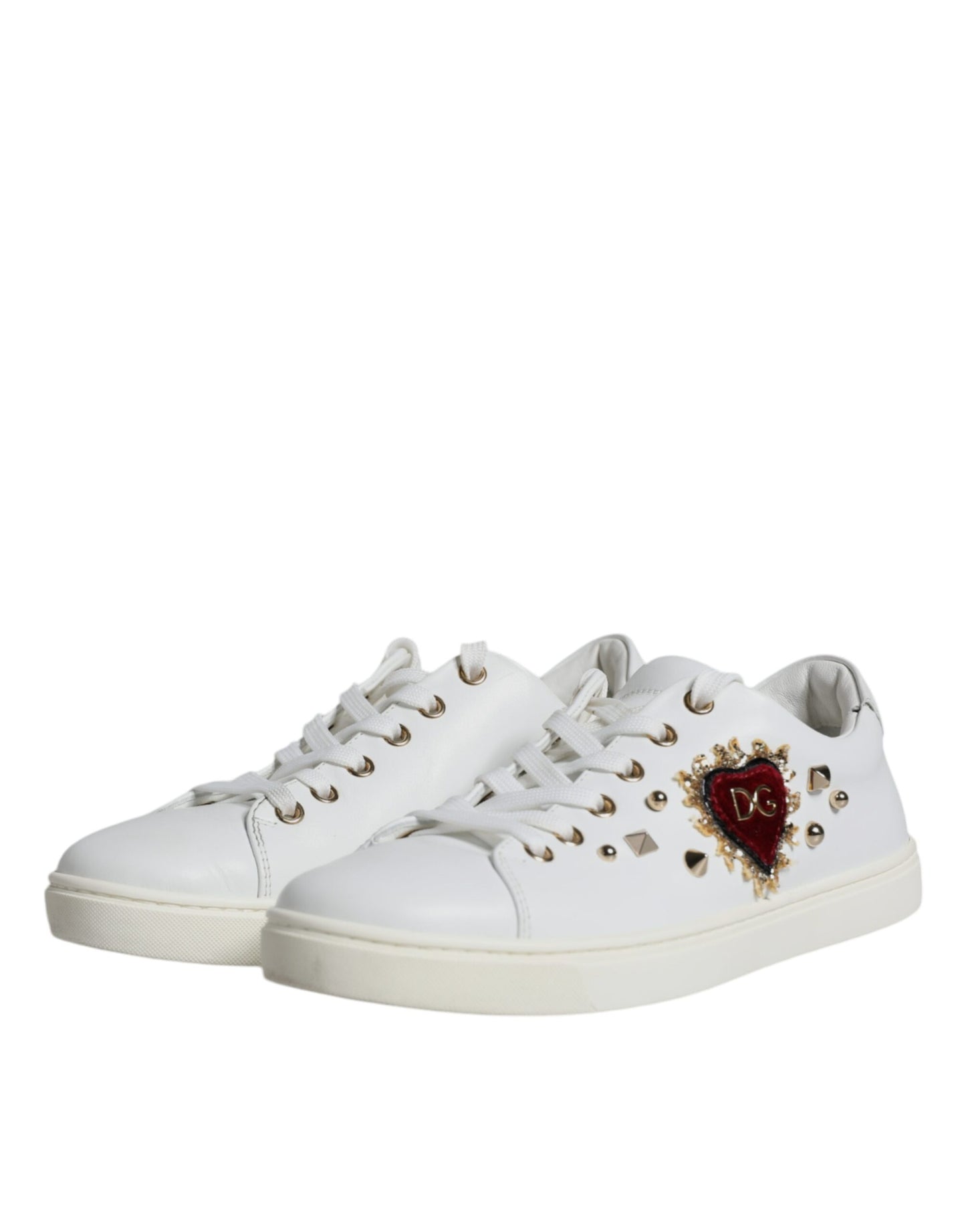 White Portofino Sacred Heart Sneakers Shoes