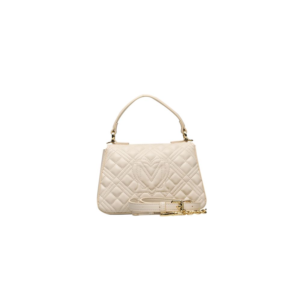 Beige Polyethylene Handbag