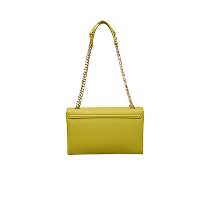 Yellow Polyethylene Crossbody Bag