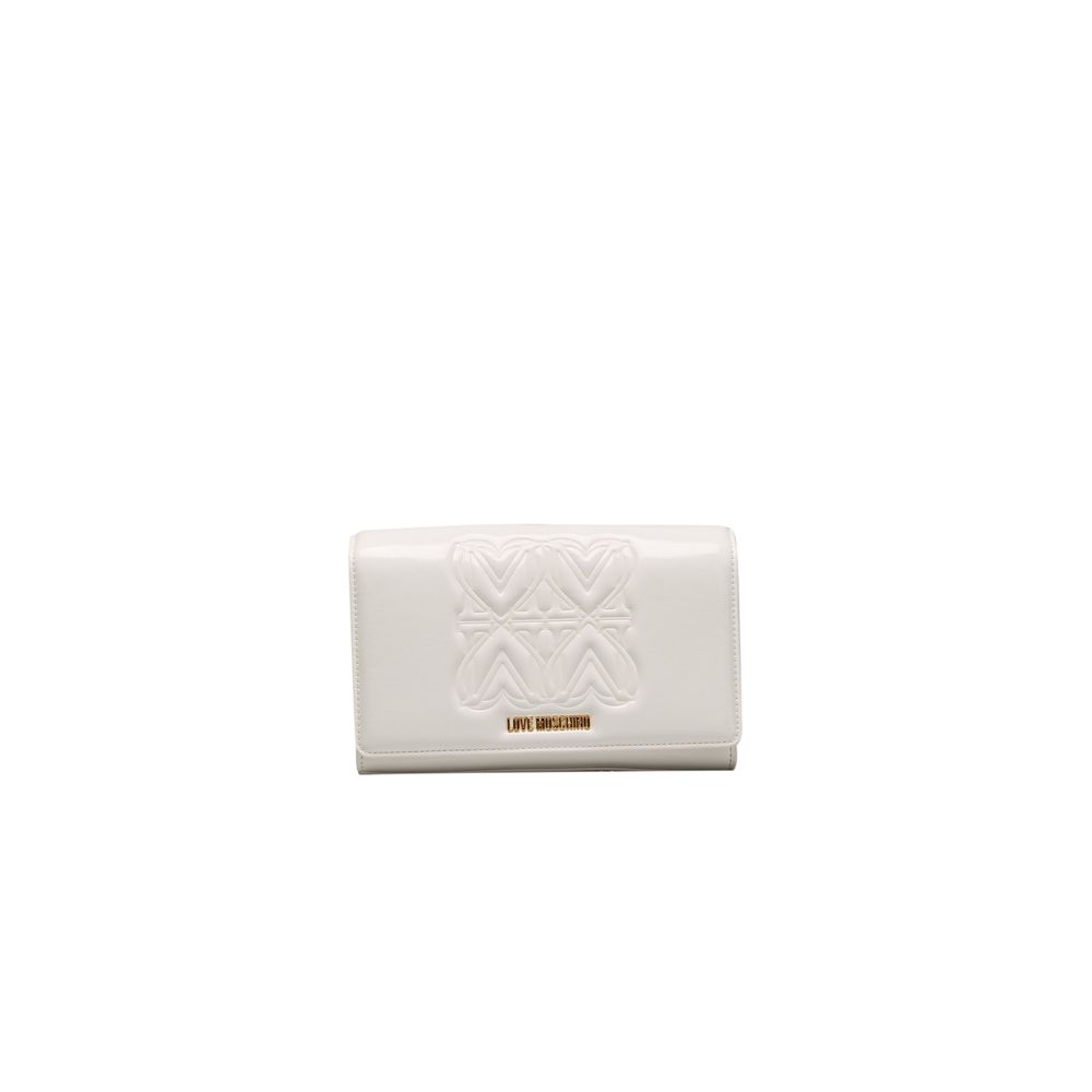 White Polyethylene Crossbody Bag