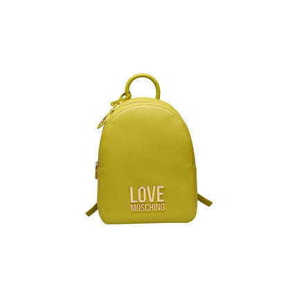 Yellow Polyethylene Backpack