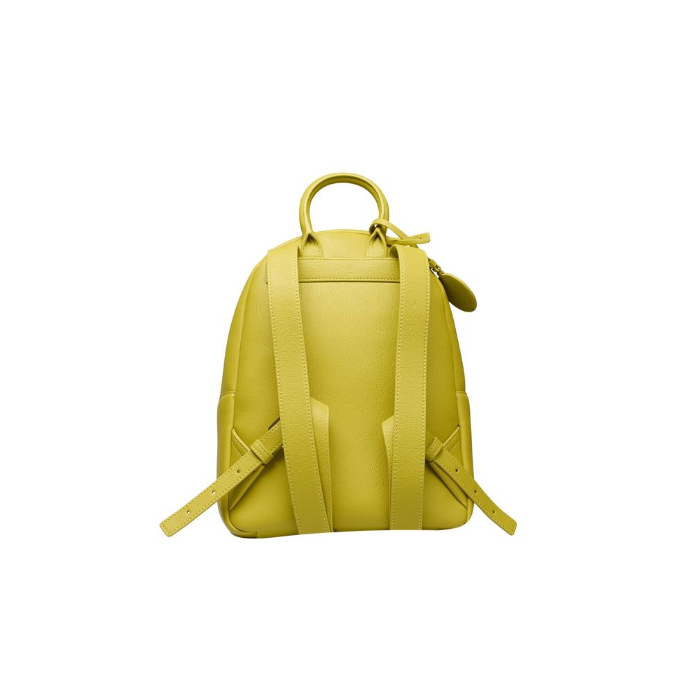 Yellow Polyethylene Backpack