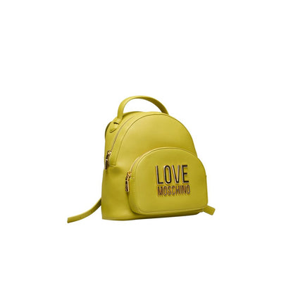 Yellow Polyethylene Backpack