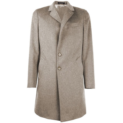 Beige Wool Vergine Jacket