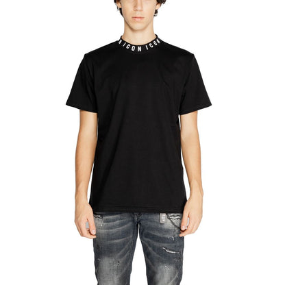 Black Cotton T-Shirt