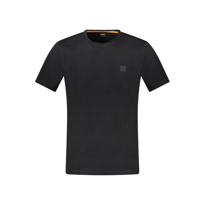 Black Cotton T-Shirt