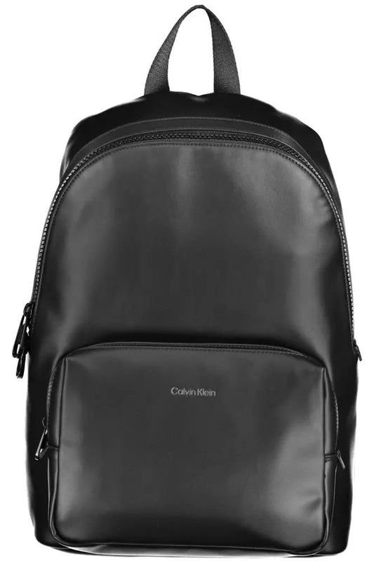 Eco-Conscious Sleek Black Backpack