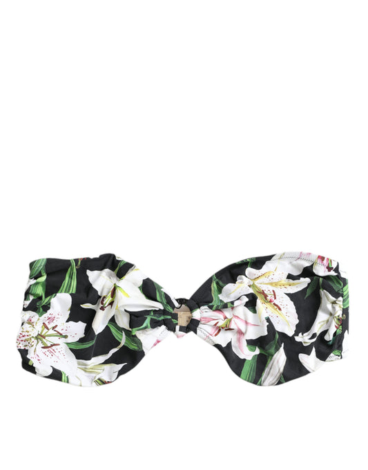 Elegant Floral Bikini Top